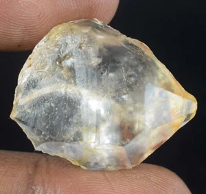 Natürlicher brasilianischer gelbgoldener Topas 37,75 ct Edelstein grob zertifiziert E6208 - Bild 1 von 9