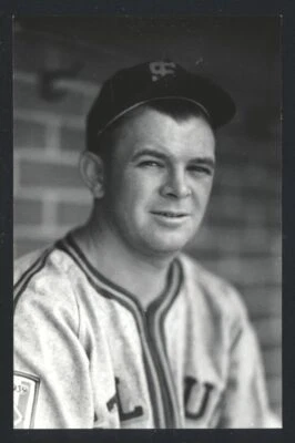 MYRIL HOAG Real Photo Postcard RPPC 1939 St. Louis Browns George Burke  - Image 1 of 3