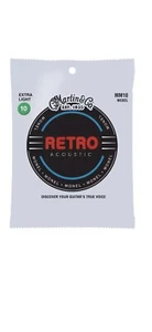 Martin MM10 Retro Monel Acoustic Guitar Strings Extra Light 10-47 - Picture 1 of 1