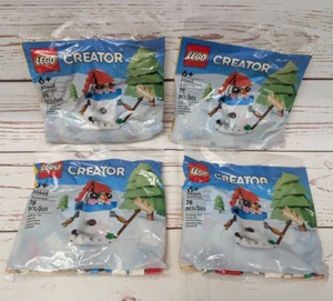 4 Lego 30645 Snowman Christmas Winter Polybag Set New Creator 6+ - Picture 1 of 2