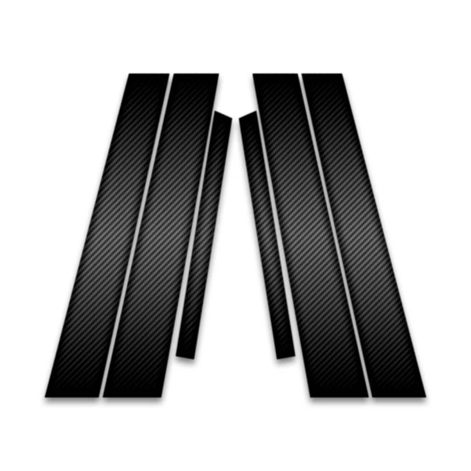 6pc Carbon Fiber Pillar Post Trim fits 2000-2005 Buick LeSabre - Image 1 of 1