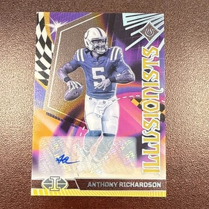 2023 Panini Illusions Anthony Richardson Illusionists AUTO GOLD #10/10 RC Colts - Picture 1 of 2