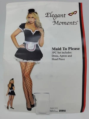 Women Costume by Elegant Moments, Maid to Please (3PC Set) SIZE L - Image 1 of 3