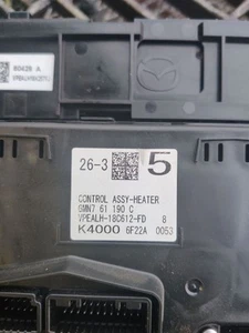 HEATER CLIMATE TEMPERATURE CONTROL 2016 MAZDA MAZDA 6 - Imagen 1 de 8