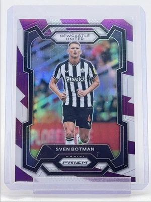 SVEN BOTMAN 2023 PRIZM PREMIER LEAGUE PURPLE WHITE STRIPES /92 Q3413 - Image 1 of 2
