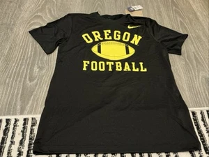Nike Oregon Ducks Shirt Men’s Size: Medium Football Black/Yellow NWT Dri-Fit Tee - Picture 1 of 3