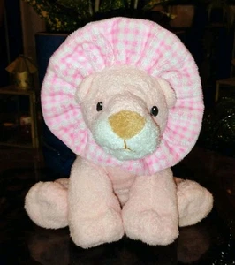 Ty Pluffies Growls The Pink Gingham Lion Plush Stuffed Animal TyLux 2006 Baby (G - Bild 1 von 6