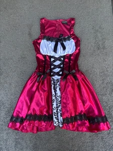 Leg Avenue 2 Piece Gothic Red Riding Hood Costume Women Small Halloween - Picture 1 of 7