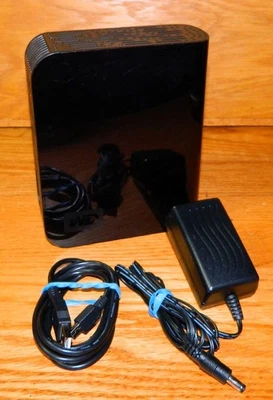 Western Digital My Book 1TB External Hard Drive WD10000H1U-00 w/ Cords Works - Image 1 of 4