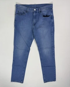 Mott and Bow Jeans Mens 33x30 Slim Straight Leg Blue Stretch Cotton Modern City - Picture 1 of 12