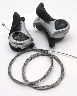 JUEGO DE 2: SHIMANO SL-TX50 6 velocidades cambios SIS bicicleta gatillo cambio SHIM04 Foto 1 de 4