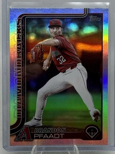 Topps Series 1 #182 Brandon Paad Rainbow Foil Arizona Diamondbacks 2025 - Foto 1 di 2