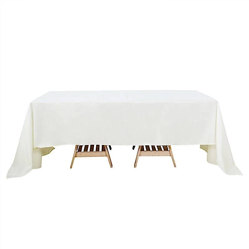 10 pcs 60x126 RECTANGLE POLYESTER TABLECLOTHS Wedding Party Reception WHOLESALE - Image 1 of 1