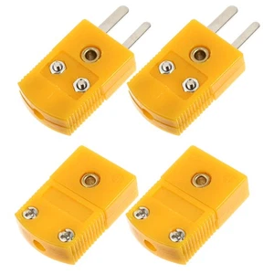  4 Stück K Typ Kunststoffgehäuse Thermoelement Klemmverbinder Stecker - Bild 1 von 12