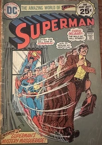 Superman 283 DC Comics Mystery Masquerade Cary Bates Curt Swan 1975 - Imagen 1 de 2