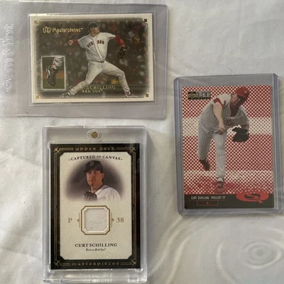 Upper Deck Masterpieces Captured on Canvas Curt Schilling #CC-SC - Image 1 of 4