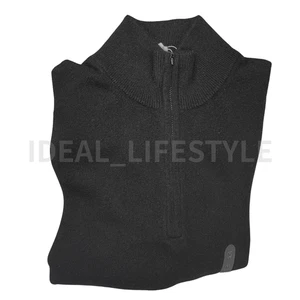 UNIQLO Cashmere Half-Zip Sweater S-4XL Long-Sleeve Hand Washable Men 478545 NWT - Picture 1 of 19