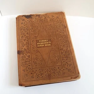 1923 The Roycrofters Elbert Hubbard Scrap Book Leather Bound New York Scrapbook - Imagen 1 de 12