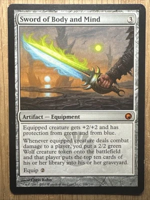 Sword of Body and Mind - MTG - Scars of Mirrodin (SOM) #208 - Image 1 of 2