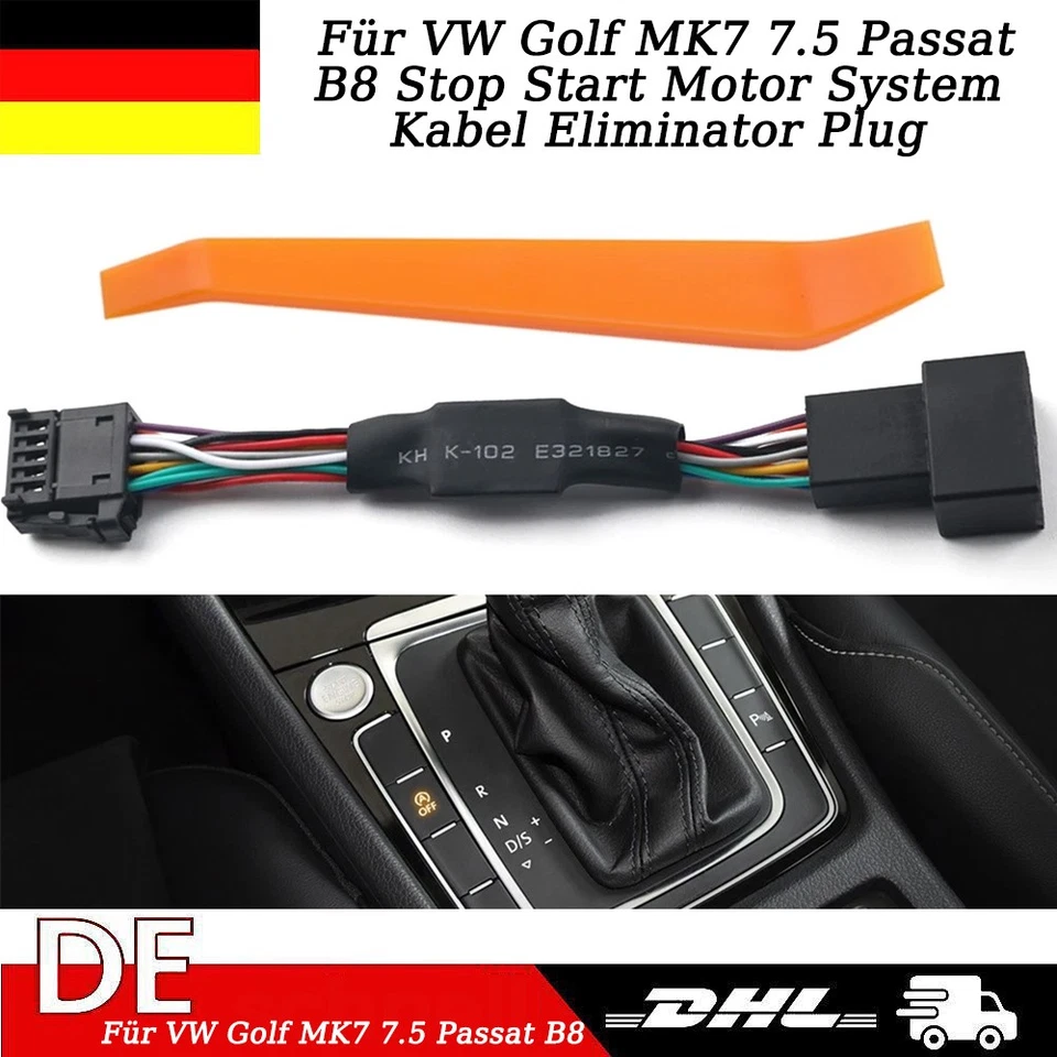 Auto Start Stop System Canceler Eliminator cavo dispositivo per VW Golf 7 7.5 B8 IT - Immagine 1 di 4