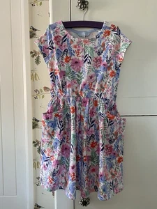 Joules Girls Floral Summer Dress Age 5 Years Excellent Condition - Picture 1 of 4