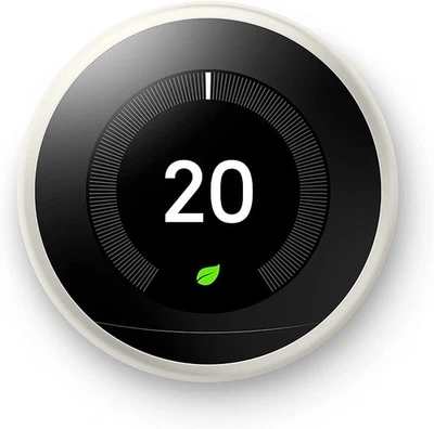 Google Nest Learning Thermostat Programmable Smart 3rd Gen T3017US - White - Image 1 of 4