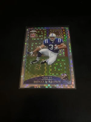 Donald Brown 2009 Topps Chrome Xfractor RC Colts TC150 - Image 1 of 2