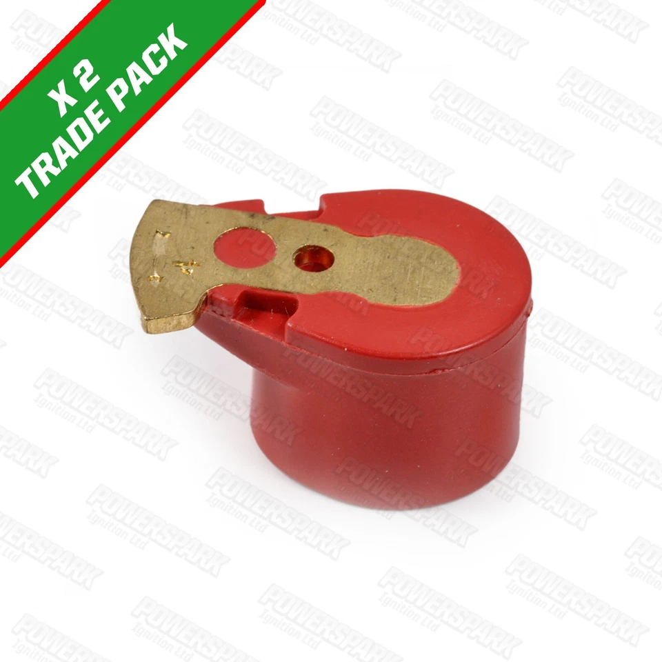 2 x Powermax Red Rotor arms for Lucas 23D 25D distributor Ford MG Minx Rapier - Image 1 of 4