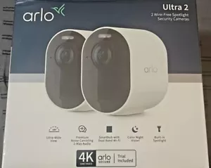 New Arlo Ultra 4K UHD Wire-Free Security System with 2 Camera Kit - Picture 1 of 1