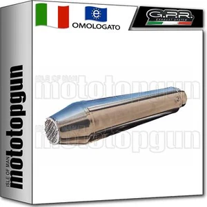 GPR SCARICO OMOLOGATO ULTRACONE CAFE RACER INOX YAMAHA XJ 600 DIVERSION 1990 90 - Foto 1 di 2