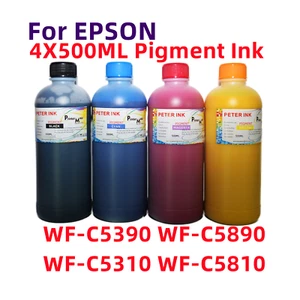 Premium Pigment ink for WF-C5390 WF-C5890 WF-C5310 WF-C5810 T10S T10W cartridge - Picture 1 of 3