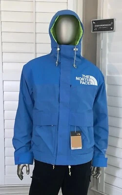 The North Face Men’s 1986 Low Fi Hi Tek Mountain Waterproof Hooded Jacket - Blue - Image 1 of 4