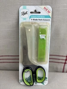 Jarden Ball 5 Blade Kitchen Herb Shears Scissors Cover Stainless Steel NIP - Picture 1 of 8