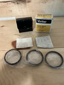 *55 Mm Vivitar Close-Up Lens set of 3 Lenses - Picture 1 of 6