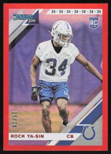 2019 Donruss Rookie Jersey Number Orange #266 Rock Ya-Sin /34 Colts - Picture 1 of 2