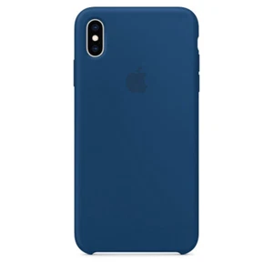 Funda Original Apple para Apple iPhone XS Max Silicona color azul horizonte - Imagen 1 de 2