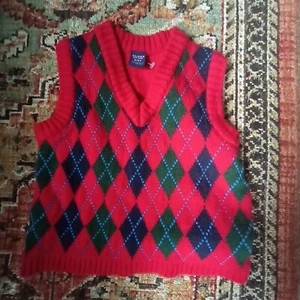 Kids Christmas Sweater Vest. Class Club Size 3T. Argyle - Picture 1 of 3