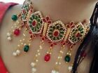Sabyachi Pachi Kundan Bridal Choker Nacklace Set Bollywood Nacklace Set Wedding