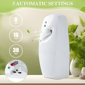 Indoor Wall-mount Automatic Air Freshener Fragrance Aerosol Spray Dispenser Home - Picture 1 of 18