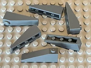 6 x LEGO Dark bluish Gray DkStone Slope Brick 60477 / Set 7957 75055 9500 75014 - Foto 1 di 1
