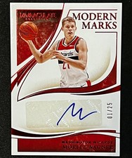 Moritz Wagner AUTO (01/25) - 2019-20 Panini Immaculate Modern Marks Red #MM-MWG
