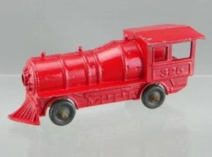 Vintage 1950's Tootsie Toys Diecast 4" Red Steam Locomotive Train Engine #325 US - Picture 1 of 6