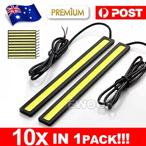 10X 12V Waterproof White DRL LED Strip Lights Bars Camping Caravan Boat Car COB - Picture 1 of 12