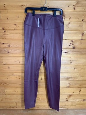 Leggings de pasarela WHBM de cuero vegano mercado negro de la Casa Blanca talla 10 R pantalones nuevos Foto 1 de 4