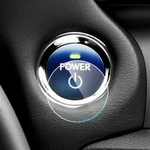 Invisible Car Engine Ignition Start Stop Button Sticker Cover Film Accessories - Foto 1 di 12