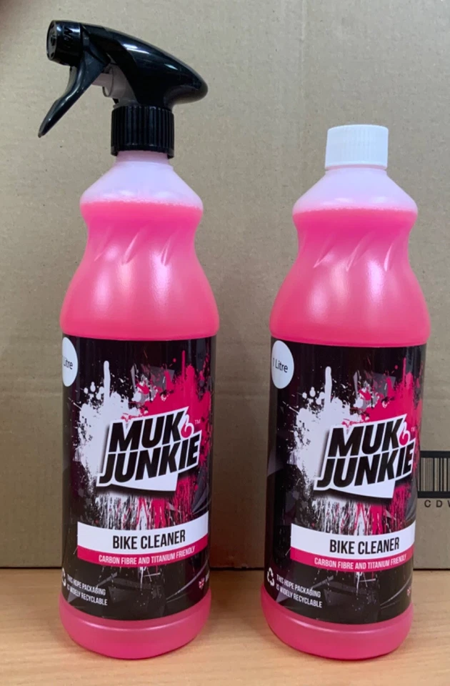 2 x Muk Junkie MX Bike Motorcycle Mountain Cycle MTB Cleaner Wash 2 x 1 Litre - Image 1 of 1