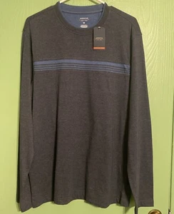 Herren Größe Medium Arrow USA 1851 Langarm Pullover. Meliert grau und blau. Neu mit Etikett - Bild 1 von 3