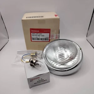 Genuine Honda C50 C65 C70 C90 HEADLIGHT LAMP ASSY 33100-087-003 New Set - Bild 1 von 10