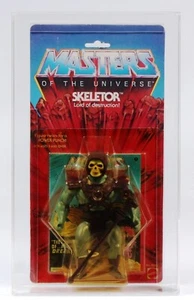 Vintage 1982 Masters of The Universe SKELETOR Figure - MOC C-8.5+ CAS 80Y - Picture 1 of 5