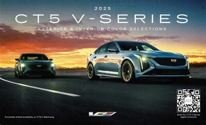 2025 Cadillac CT5 V Factory Exterieur & Interieur Farben Auswahl Prospekt NEU!  - Bild 1 von 2